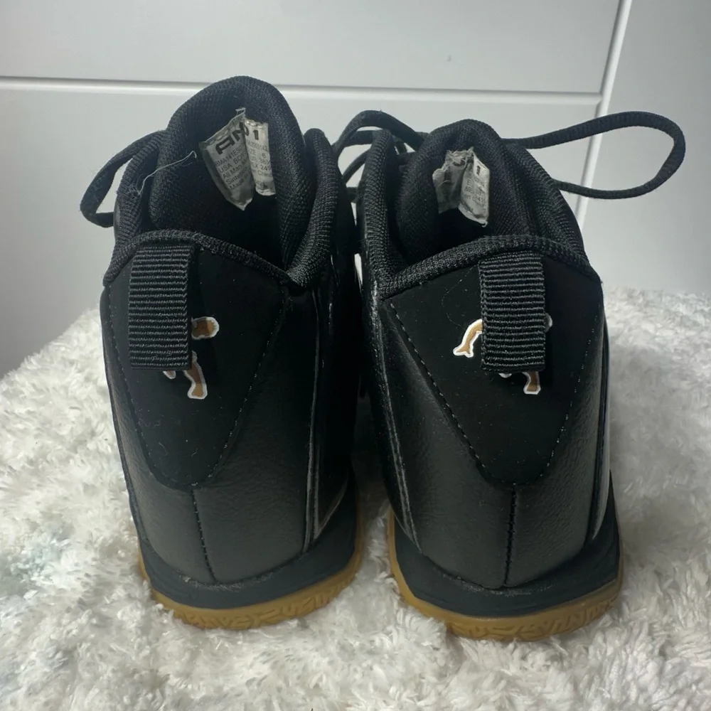 AND1 Black and Gold High-Top Sneakers